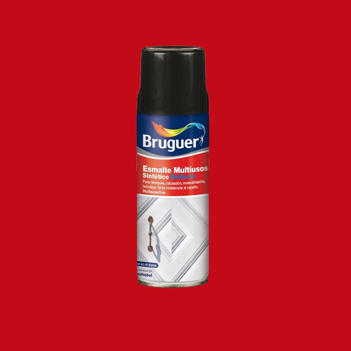 Esmalte sintético Bruguer 5197988 Spray Multiusos Vermillion Red 400 ml - Imagen 3