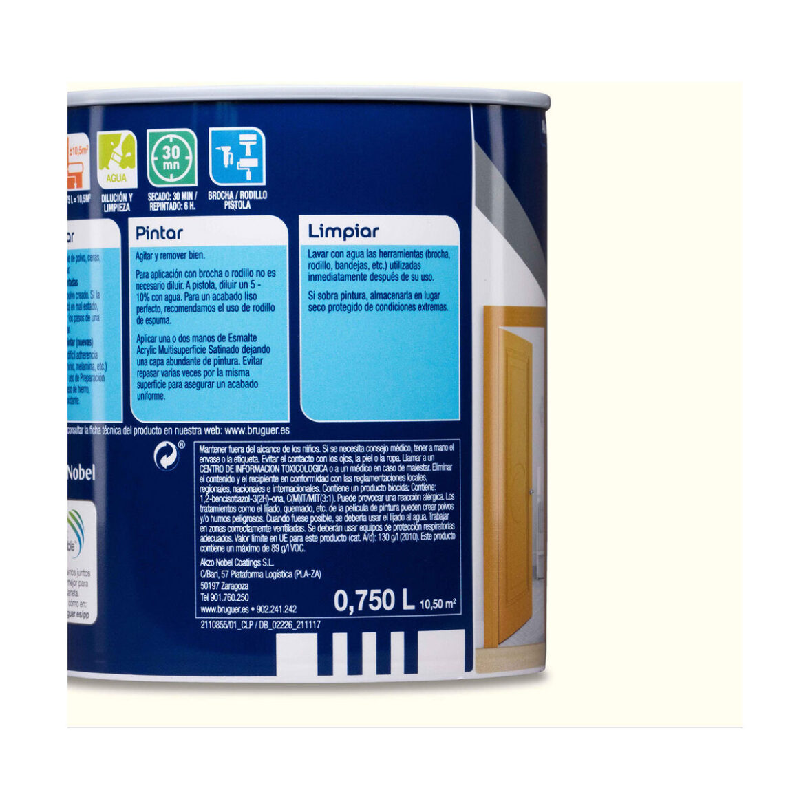 Barniz Bruguer 5298130 750 ml Esmalte para acabados - Imagen 6