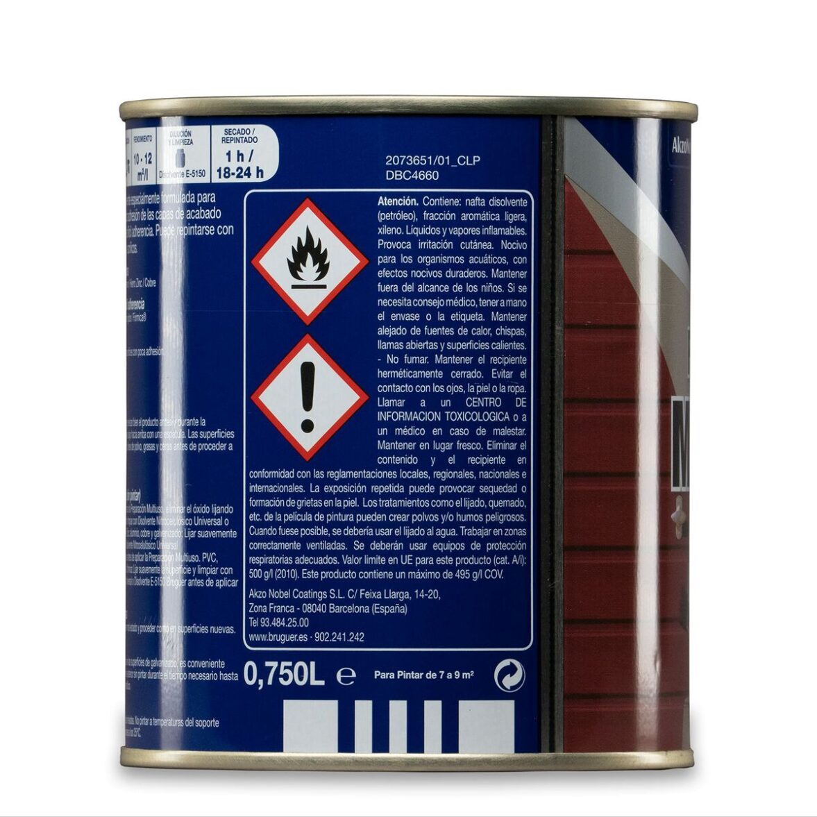 Preparación de superficies Bruguer 5355523  Multiuso Imprimación Blanco 750 ml Mate - Imagen 5