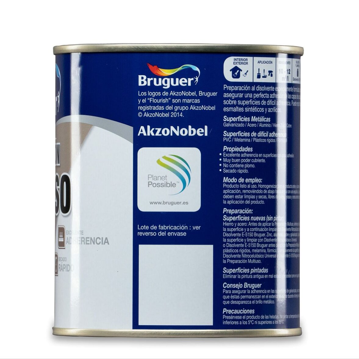 Preparación de superficies Bruguer 5355523  Multiuso Imprimación Blanco 750 ml Mate - Imagen 3