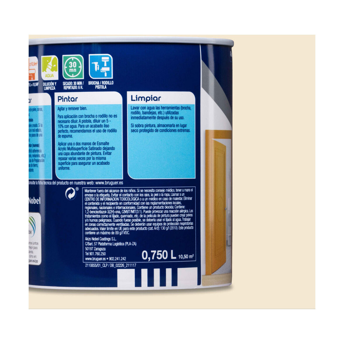 Barniz Bruguer 5057452 750 ml Esmalte para acabados - Imagen 5