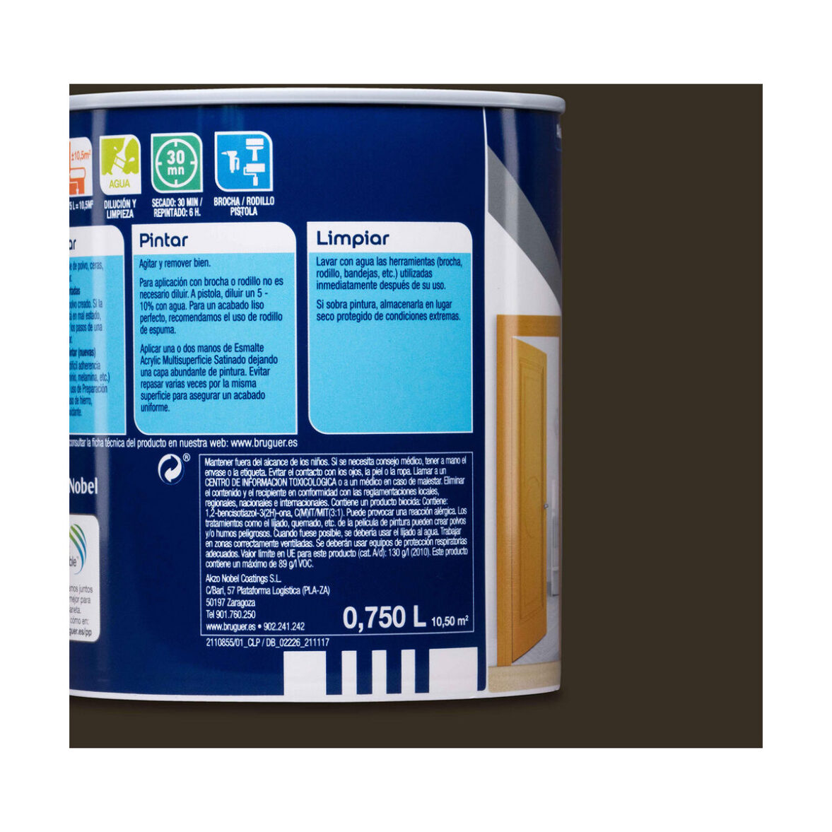 Barniz Bruguer 5057500 750 ml Esmalte para acabados - Imagen 7