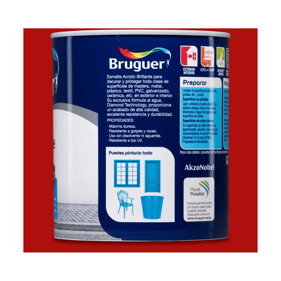 Barniz Bruguer 750 ml Esmalte para acabados - Imagen 3