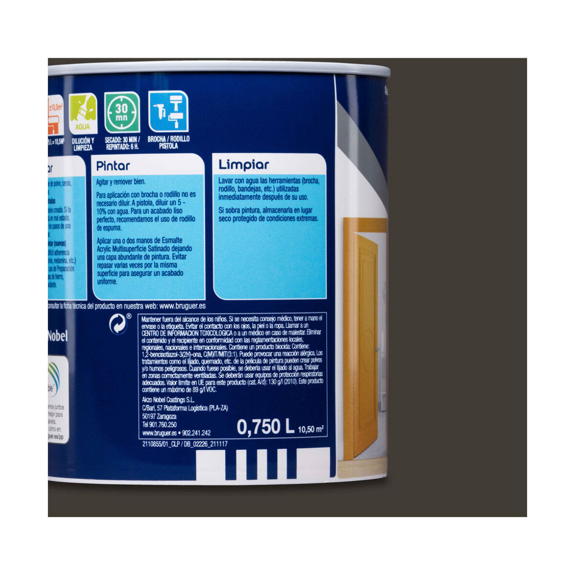 Barniz Bruguer 5161515 750 ml Esmalte para acabados - Imagen 4