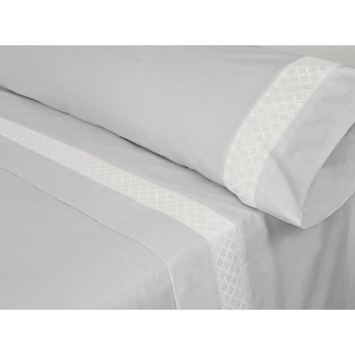 Juego de Sábanas Pierre Cardin ELISA Blanco Cama de 160 - Imagen 4