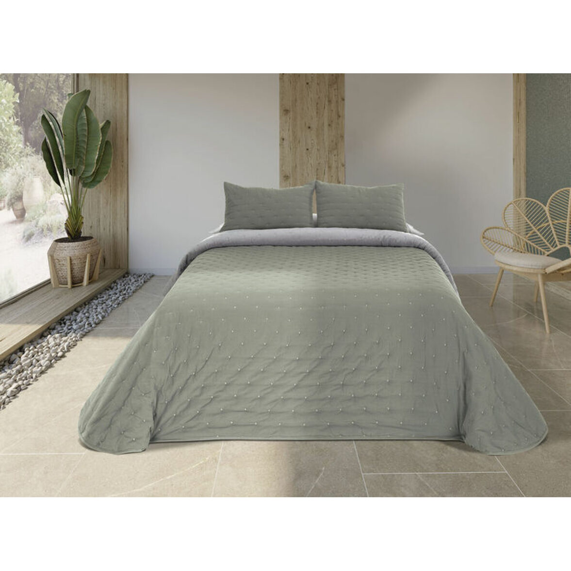 Colcha Pierre Cardin LORENA Aguamarina Cama de 90 (2 Piezas) - Imagen 3