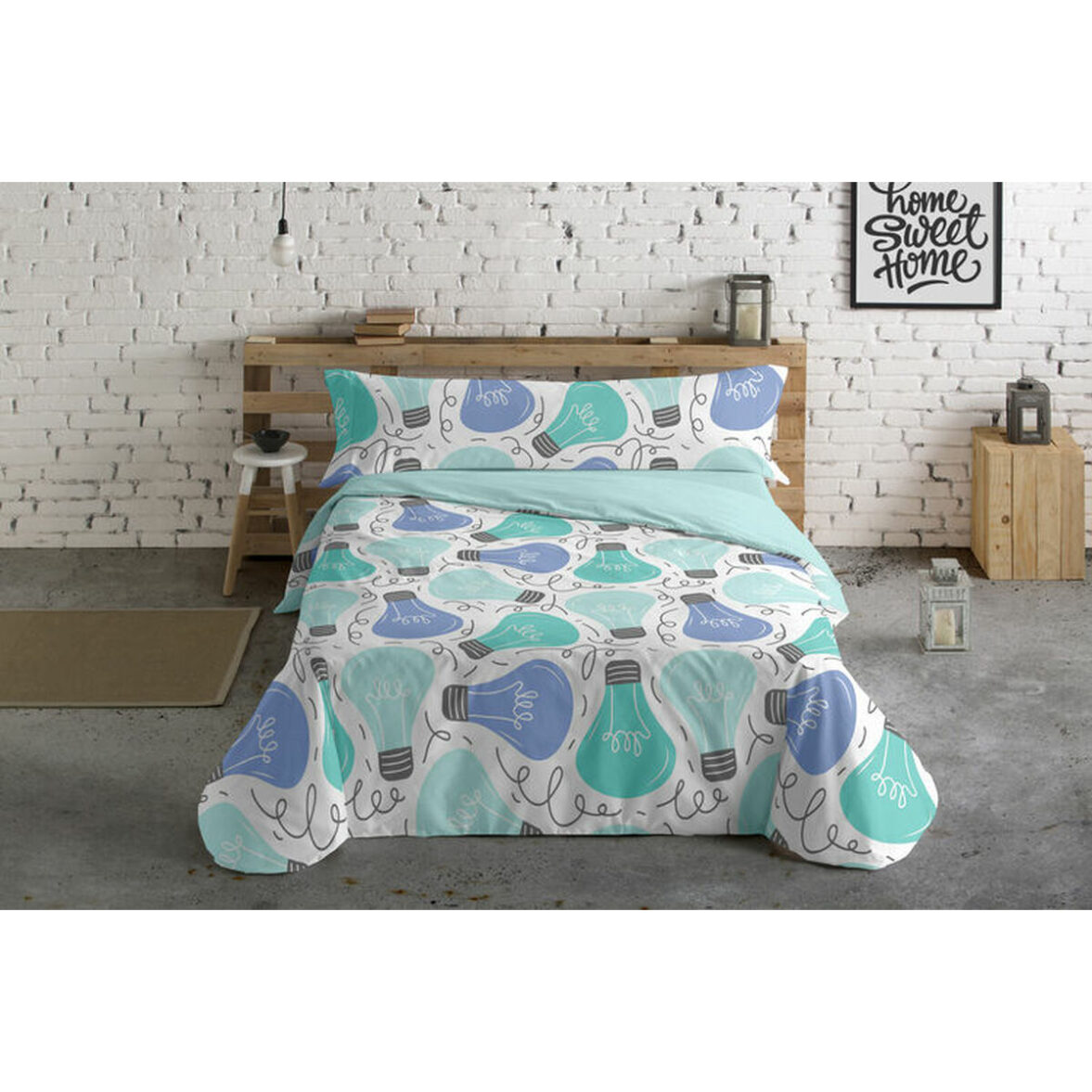 Juego de funda nórdica Pierre Cardin Ideas Multicolor Azul marino Cama de 105 3 Piezas - Imagen 3