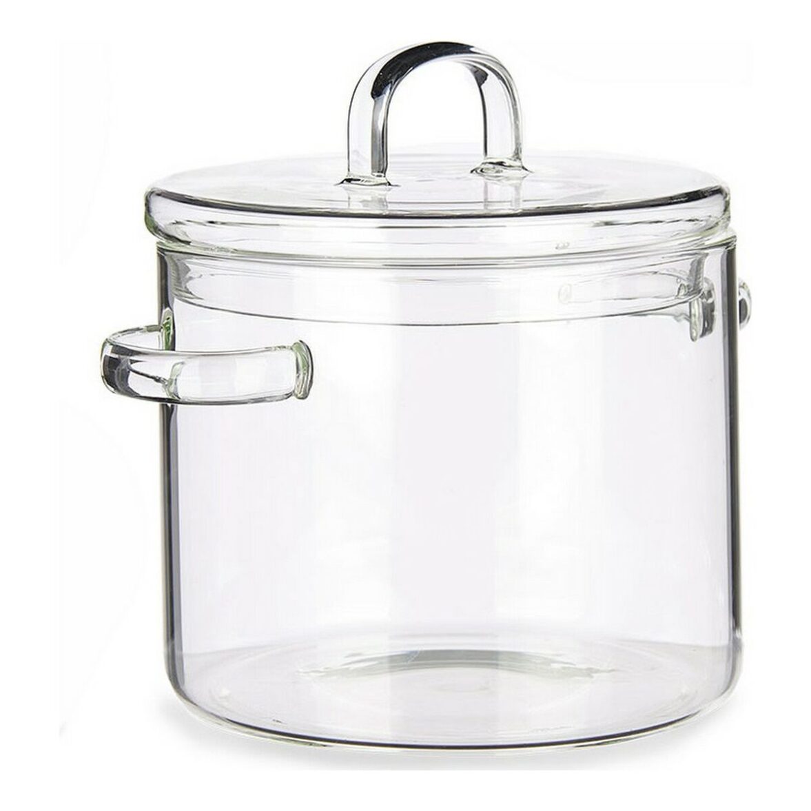 Olla con Tapa Vivalto TP-HM05-1800/BHA1 Transparente Vidrio de Borosilicato 15,4 x 16,8 x 20,5 cm