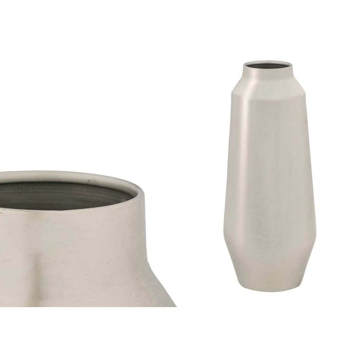 Jarrón GiftDecor 10216-MS Plateado Hierro 19 x 49 x 19 cm