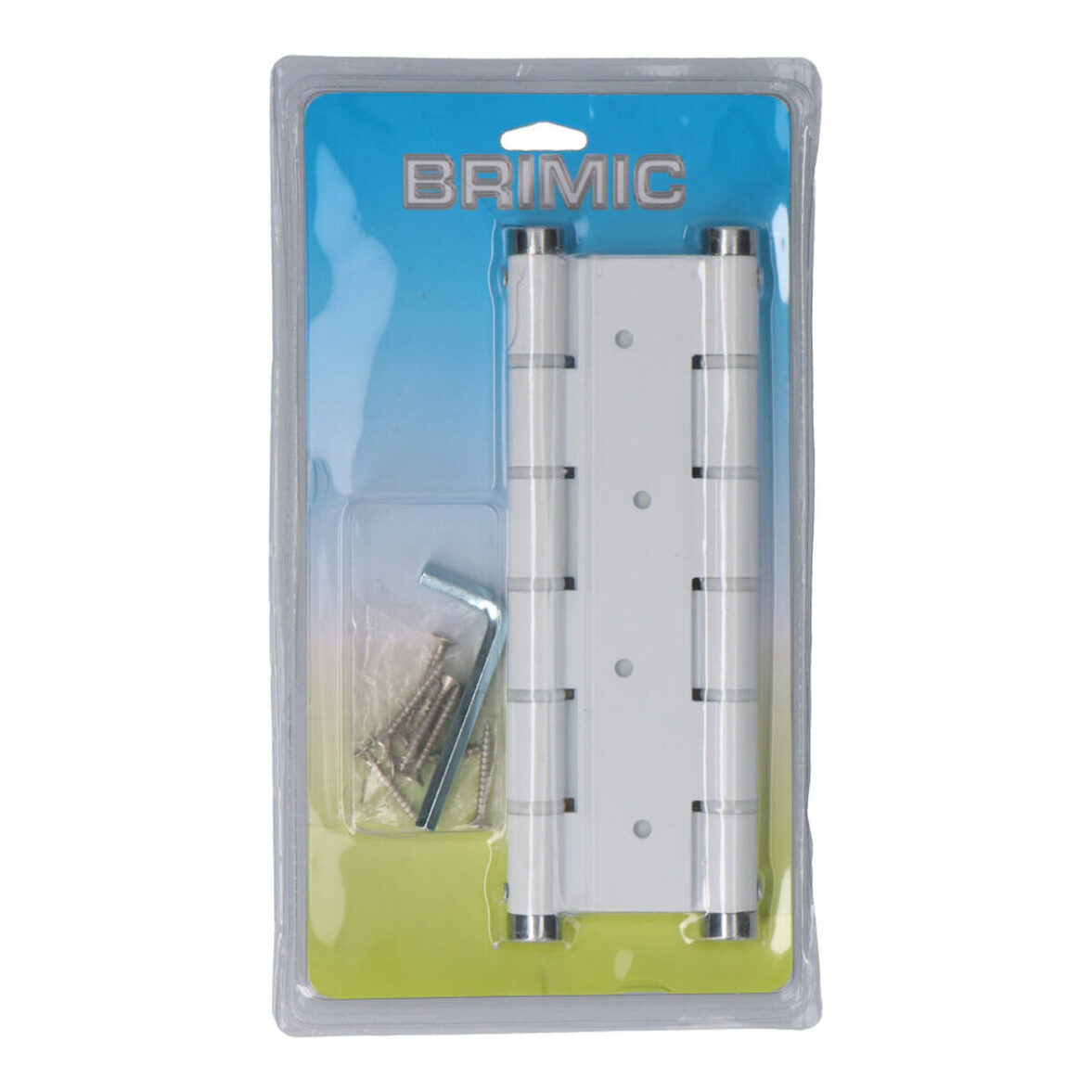 Bisagra Micel BS10 M57001 Blanco Aluminio 180 x 33 mm Doble acción
