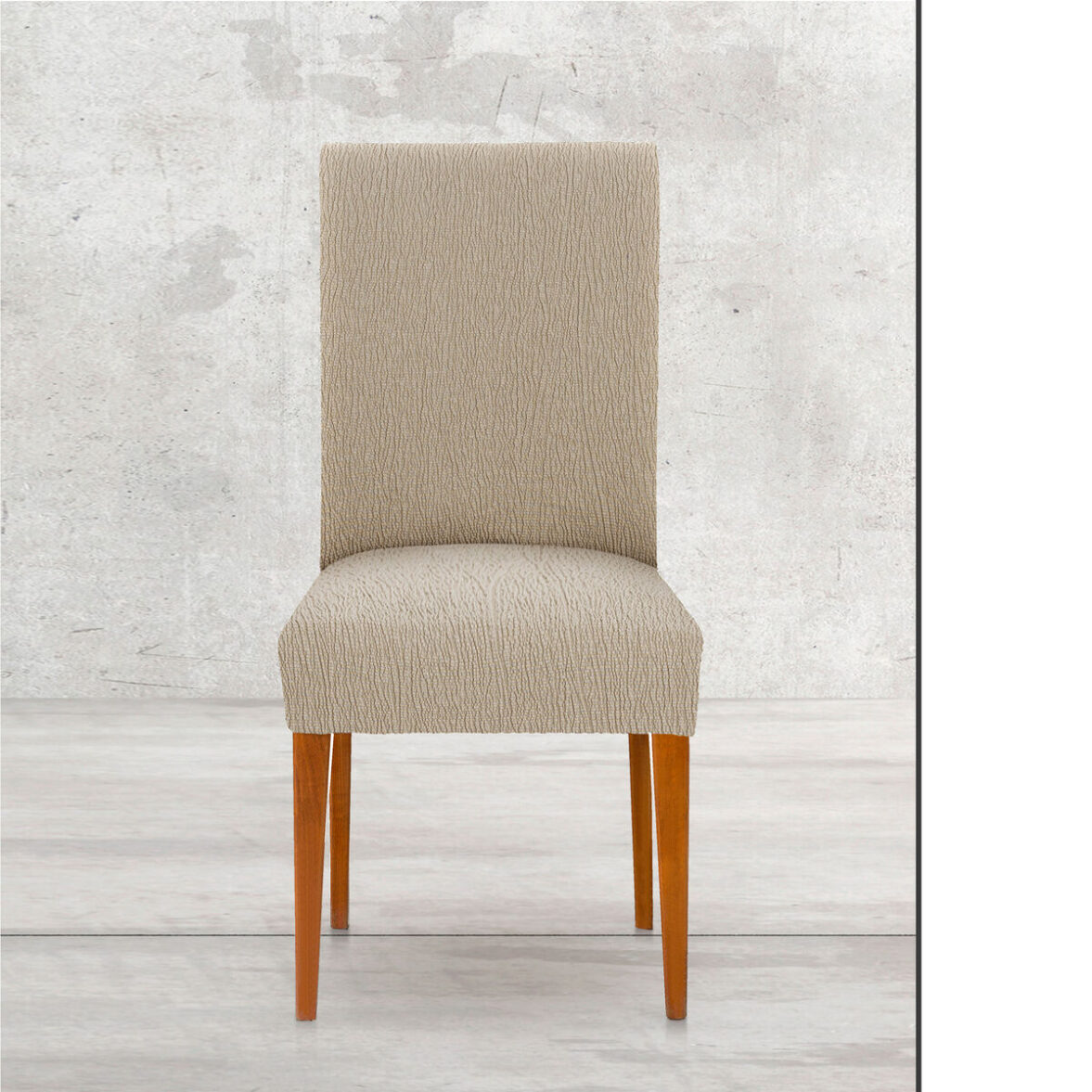 Funda para Silla Eysa TROYA Marrón claro 50 x 55 x 50 cm 2 Unidades - Imagen 4