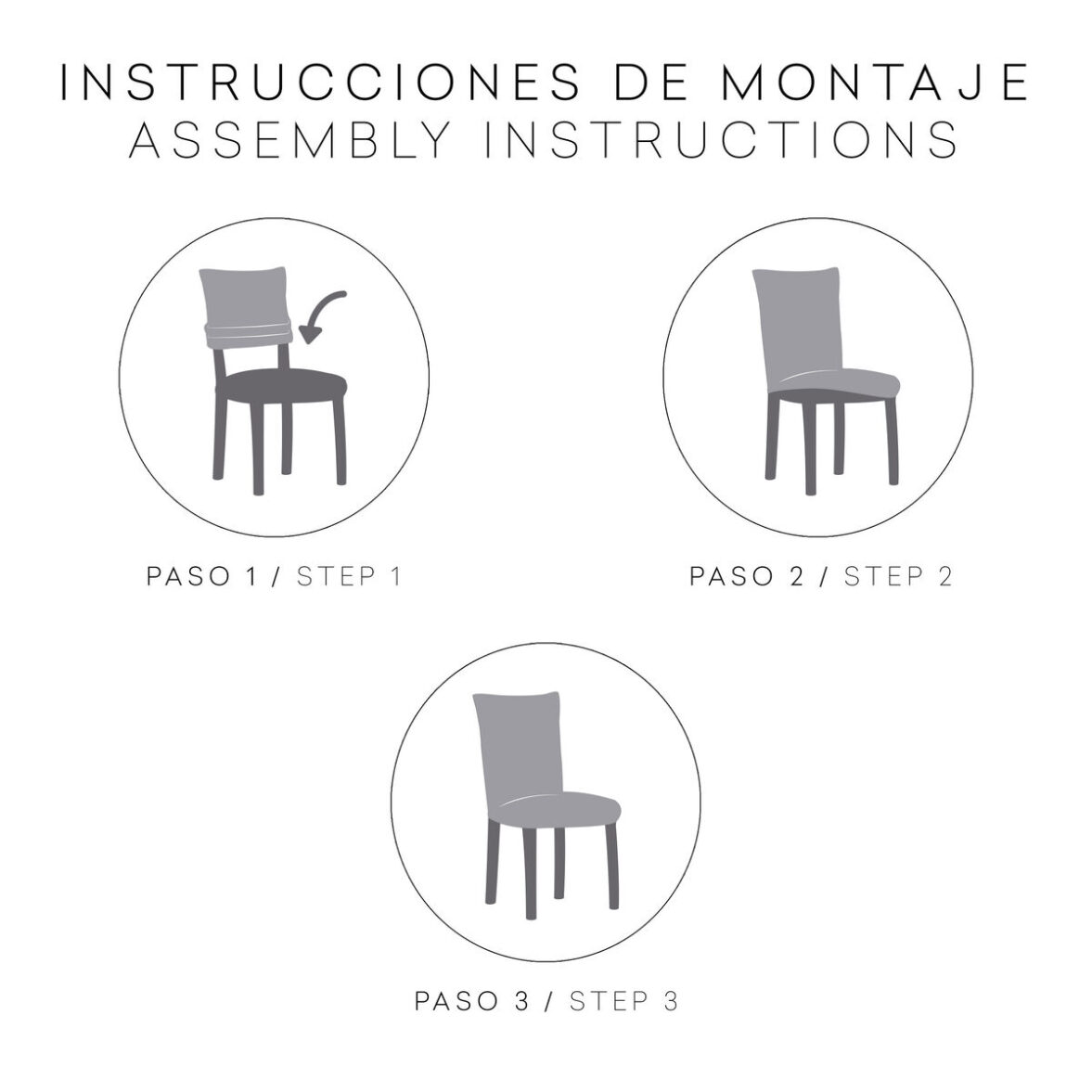 Funda para Silla Eysa TROYA Marrón claro 50 x 55 x 50 cm 2 Unidades - Imagen 3