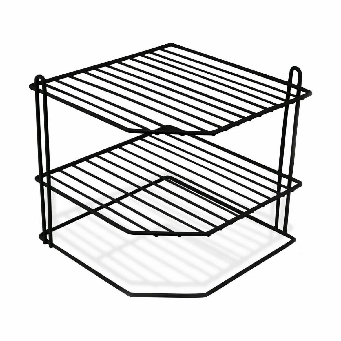 Soporte para Platos Confortime Rinconera Negro 22 x 22 x 25 cm (8 Unidades) - Imagen 4