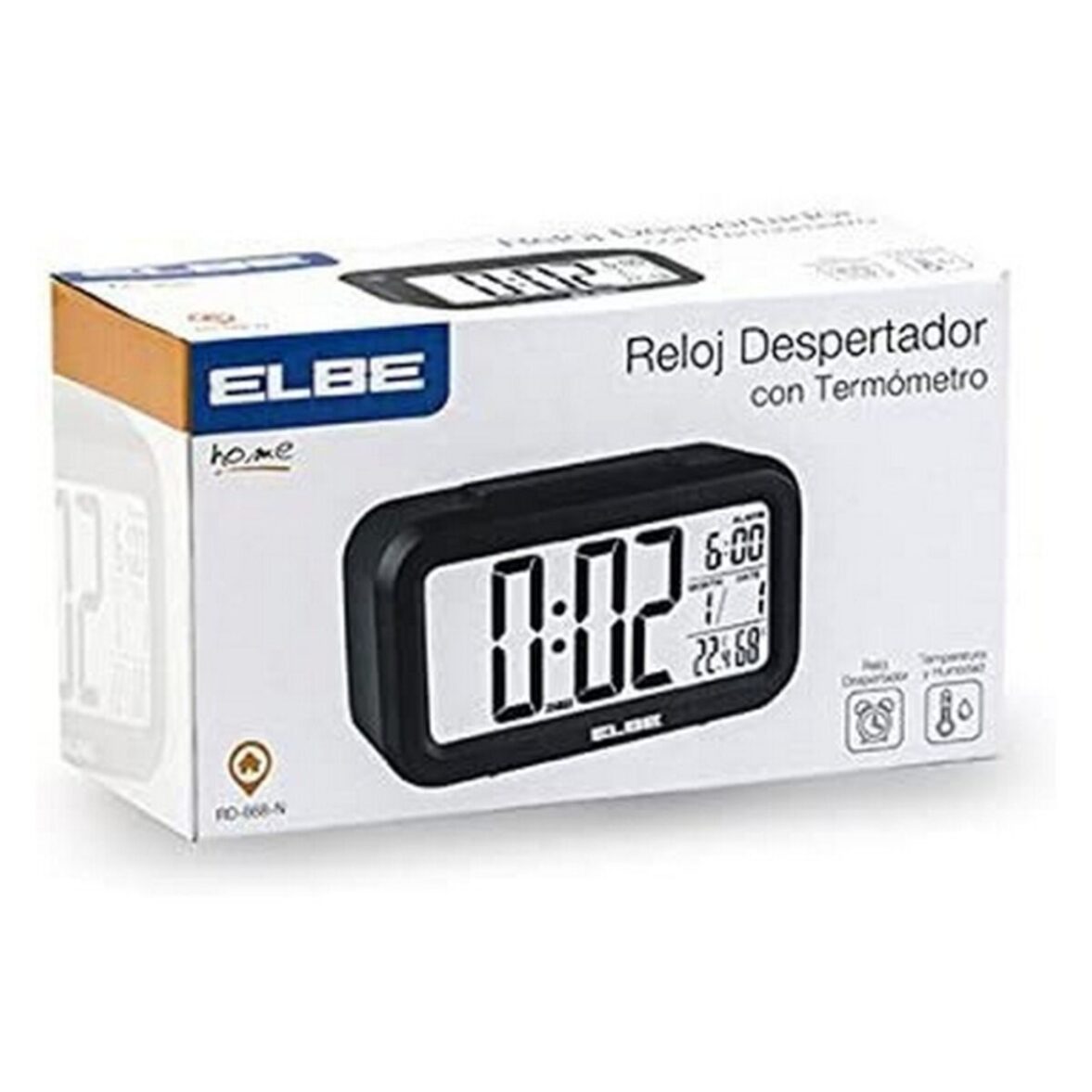 Reloj Despertador ELBE RD-668 Negro 4,4" - Imagen 8