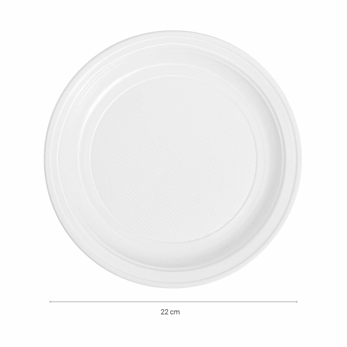 Set de platos reutilizables Maxi Products Blanco Plástico 100 Piezas - Imagen 7