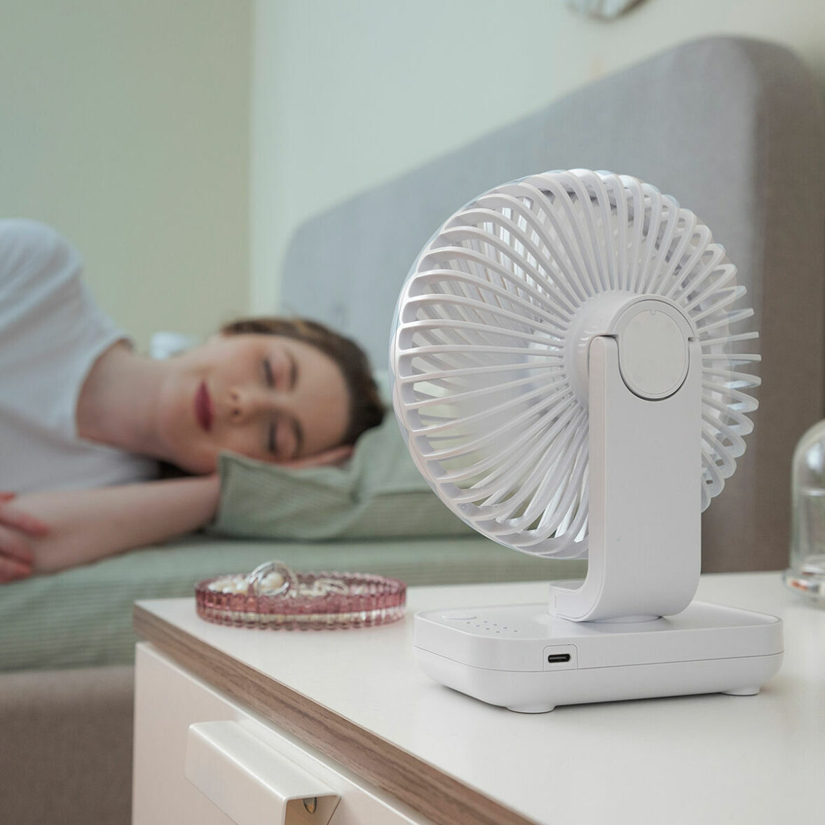 Ventilador de Escritorio Recargable Fanrec InnovaGoods Ø5,4'' 3600 mAh / 13,3 W - Imagen 7