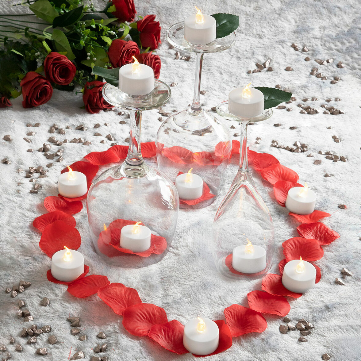 Set de Velas de Té LED Romandle InnovaGoods 12 Unidades - Imagen 7
