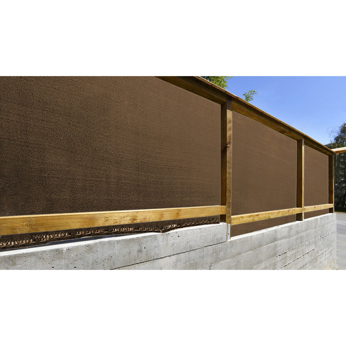 Malla de Ocultación Fun&Go Premium Marrón Polietileno (2 x 5 m) - Imagen 3