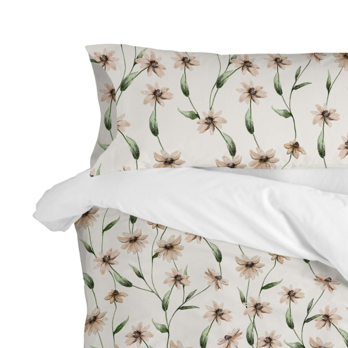 Funda de almohada HappyFriday Tinny bloom Multicolor 45 x 125 cm - Imagen 3