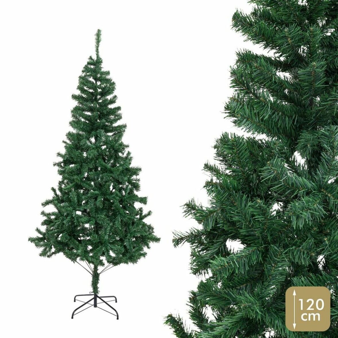 Árbol de Navidad Verde PVC 50 x 50 x 120 cm - Imagen 3