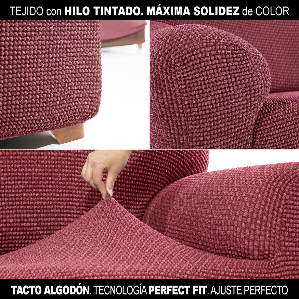 Funda para Sofá Sofaskins NIAGARA Fucsia - Imagen 4