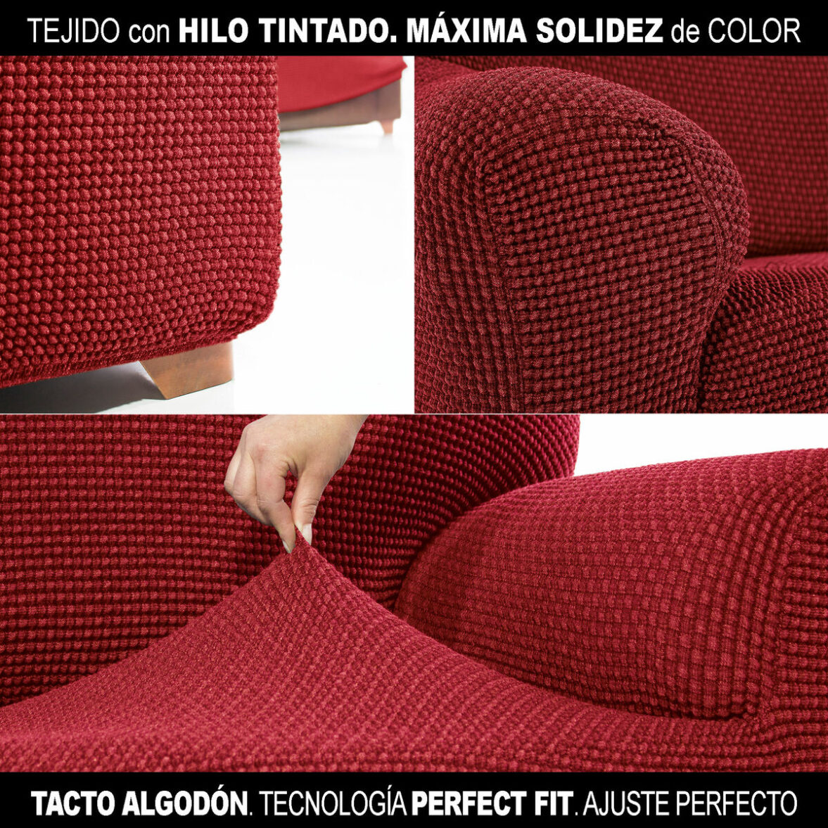 Funda para Sofá Sofaskins NIAGARA Rojo - Imagen 5
