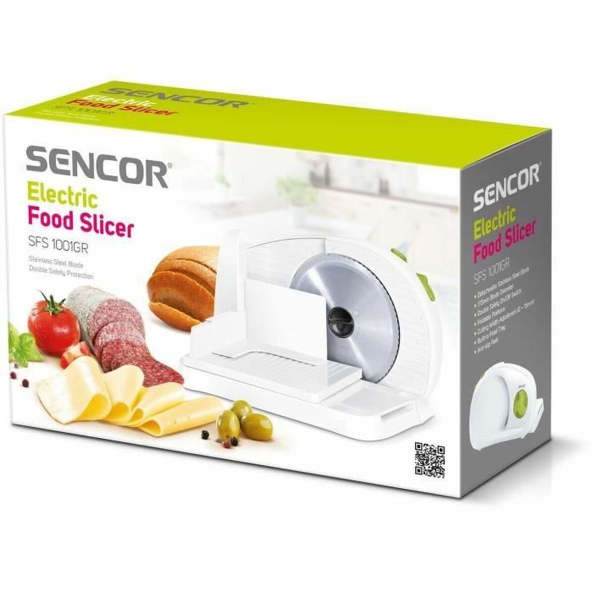 Cortafiambres Sencor SFS 1001GR Blanco Verde 100 W - Imagen 4