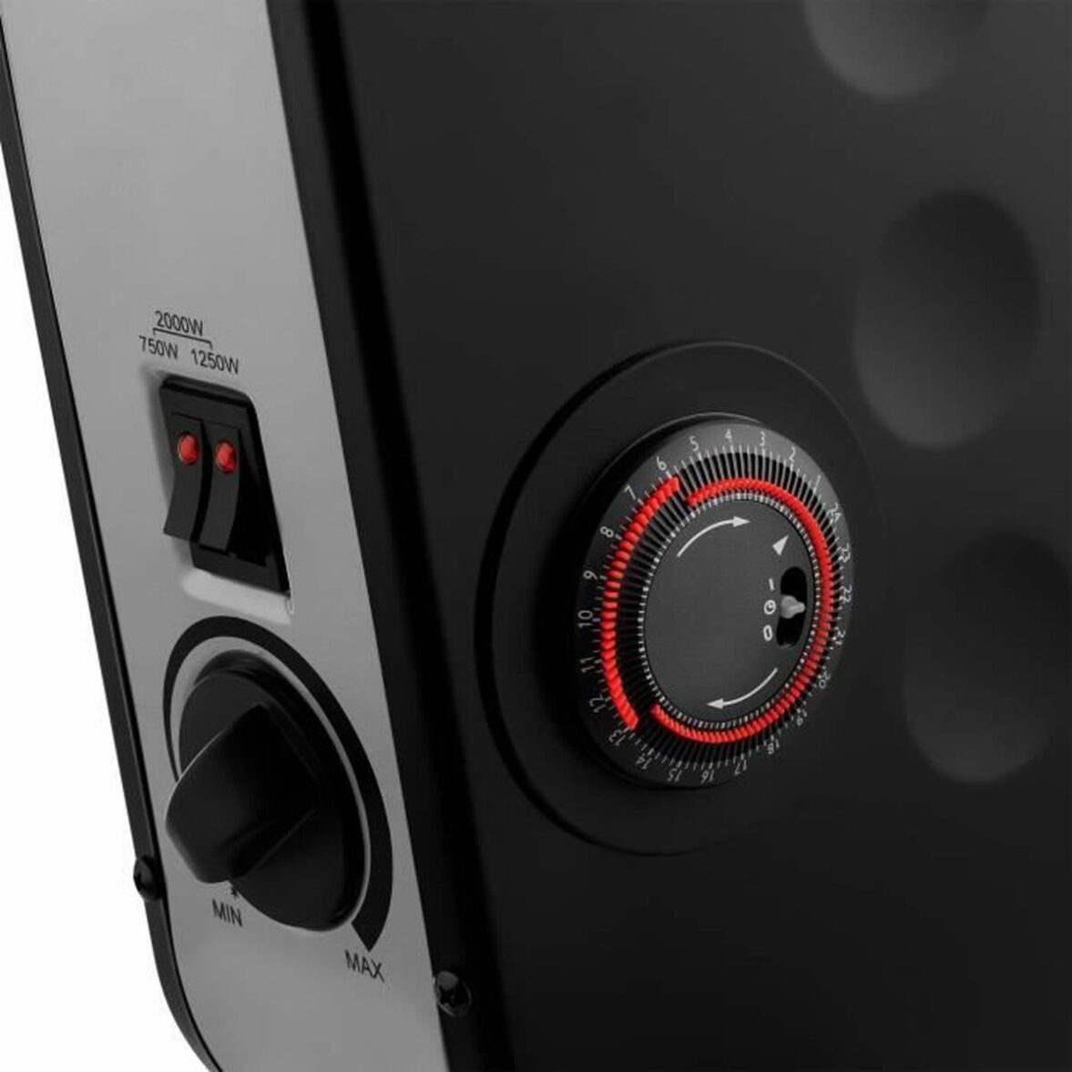Radiador Sencor Negro 2000 W - Imagen 5