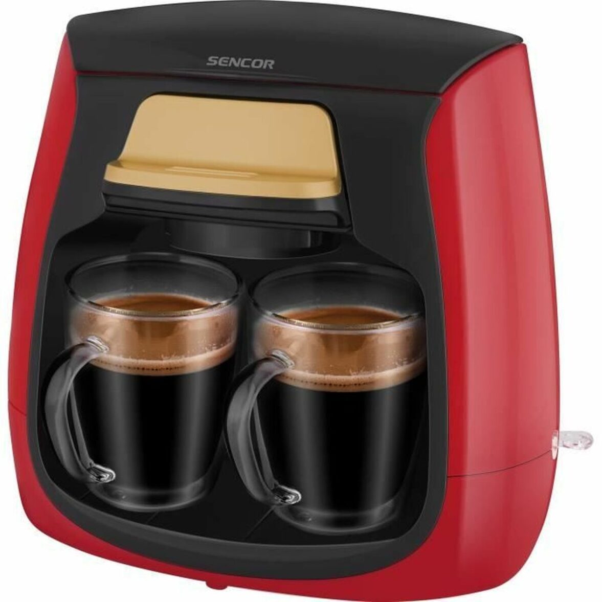 Cafetera de Goteo Sencor SCE 2101RD Rojo rouge noir 500 W