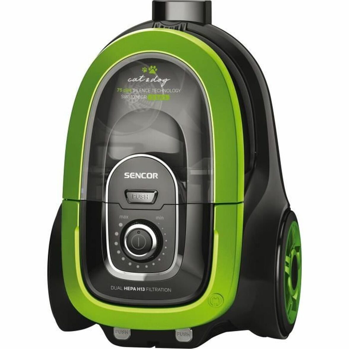 Aspirador Sencor SVC 1038GR Negro Verde 750 W - Imagen 4