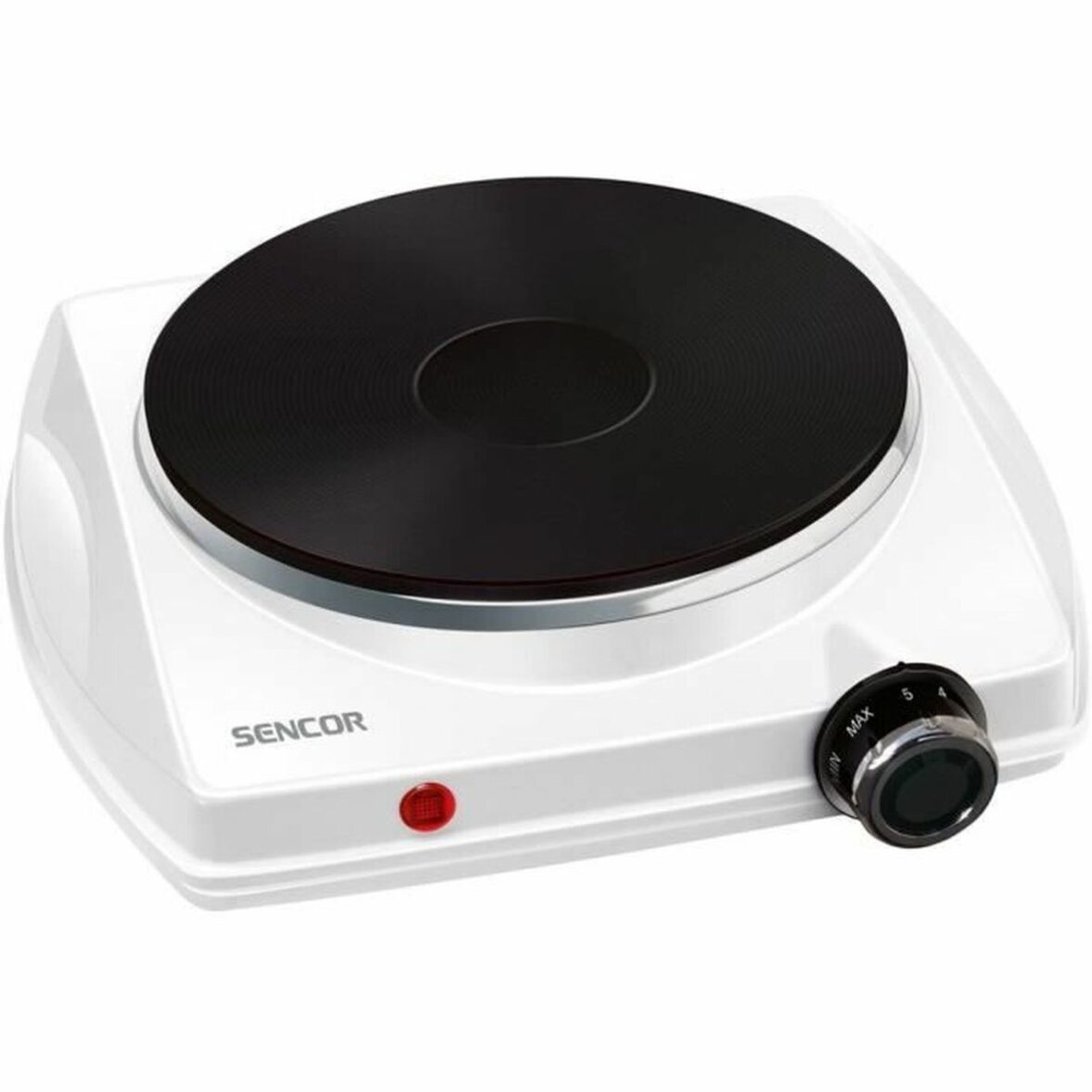Placa Eléctrica de Cocción Sencor SCP 1503WH-EUE4 Blanco Negro 1500 W - Imagen 3