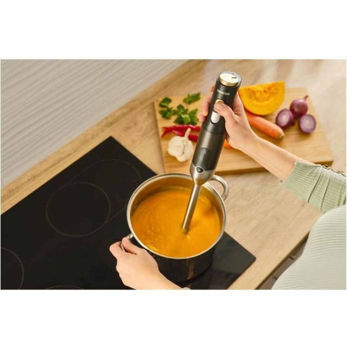 Batidora de Mano Sencor SHB 6442BK Negro 1200 W - Imagen 5