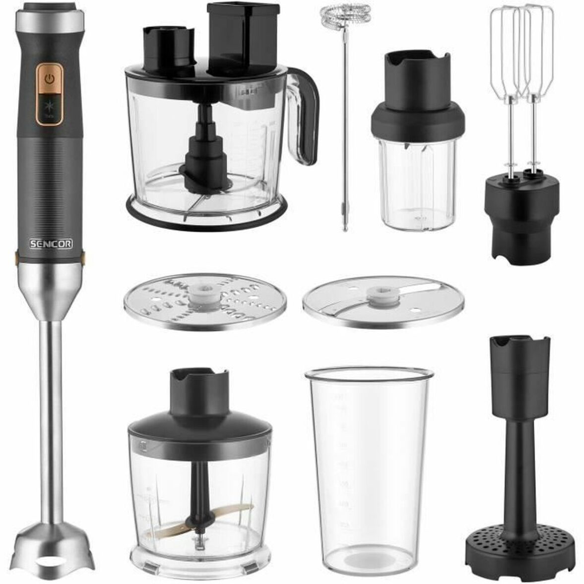 Batidora de Mano Sencor SHB6552BK Negro 1500 W - Imagen 4