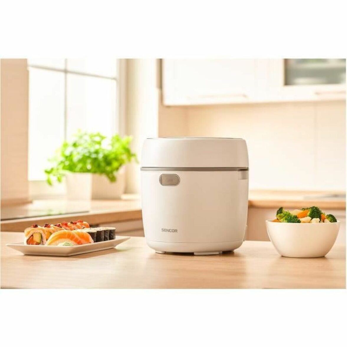 Arrocera Sencor SRM 0670WH Blanco 350 W 600 ml - Imagen 6
