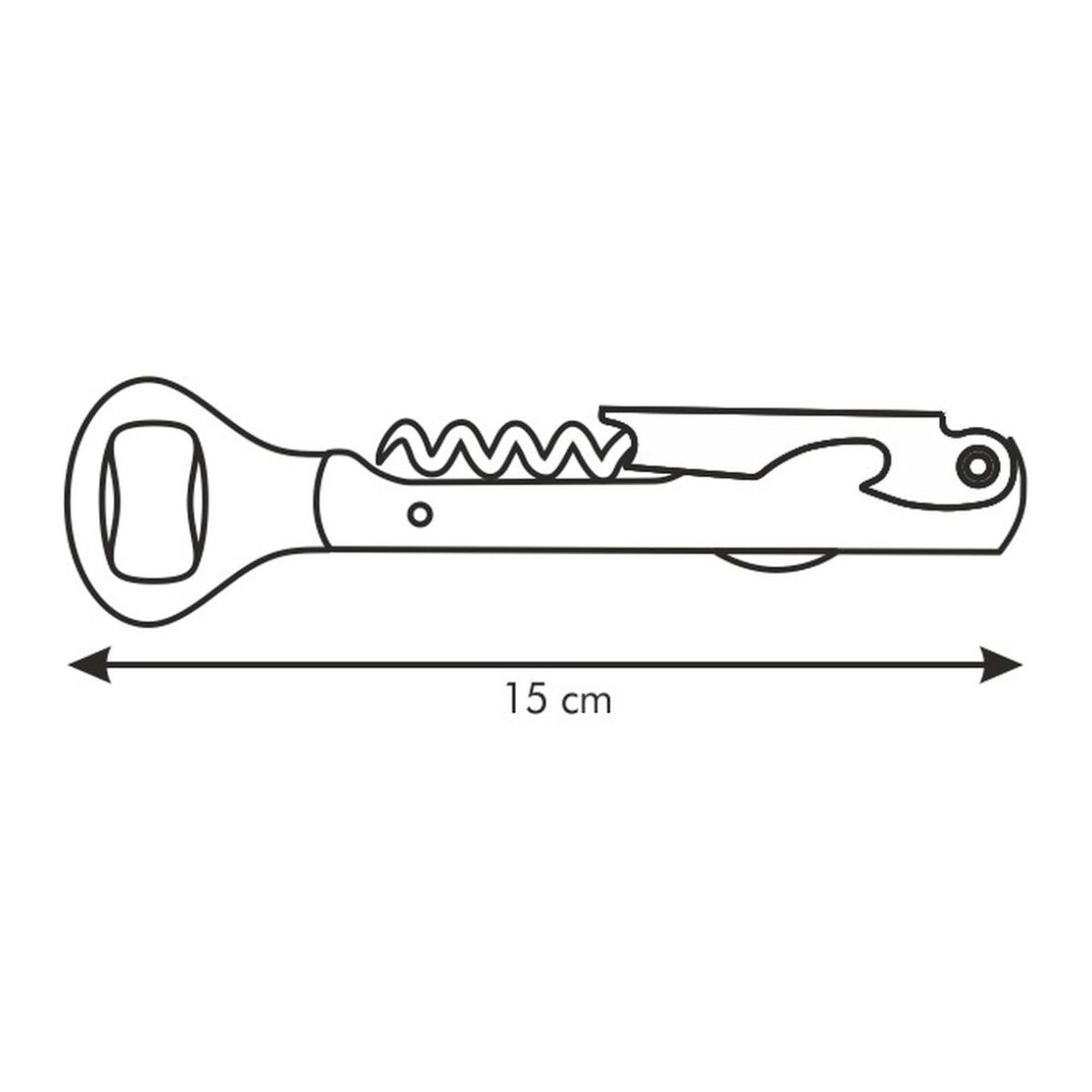 Sacacorchos de camarero Tescoma Presto Acero Inoxidable Plástico - Imagen 5