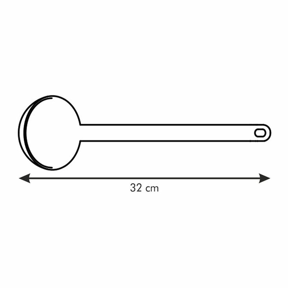 Cucharón Tescoma Space Line Negro Plástico - Imagen 3