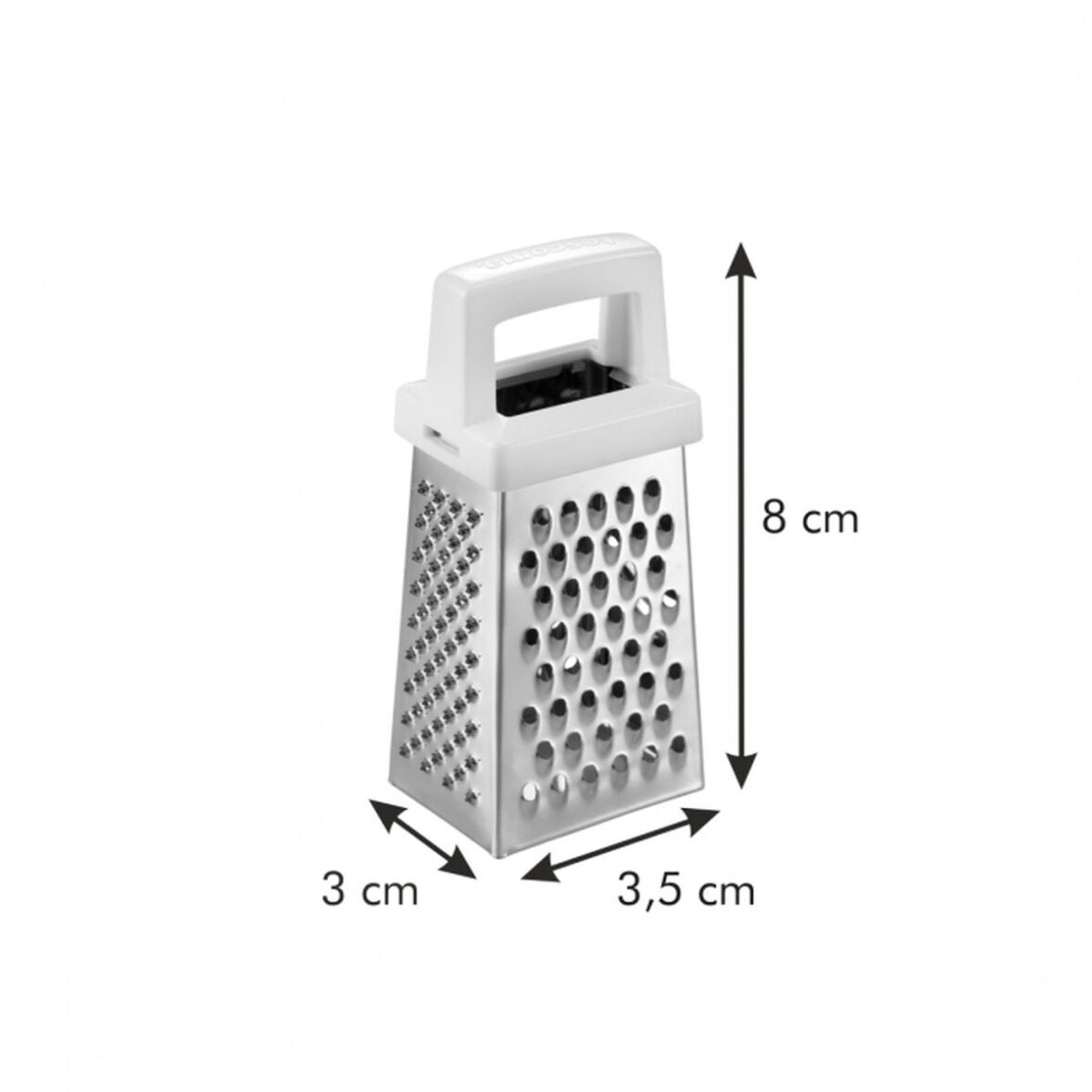 Rallador Tescoma Handy Acero Inoxidable Plástico Mini - Imagen 4
