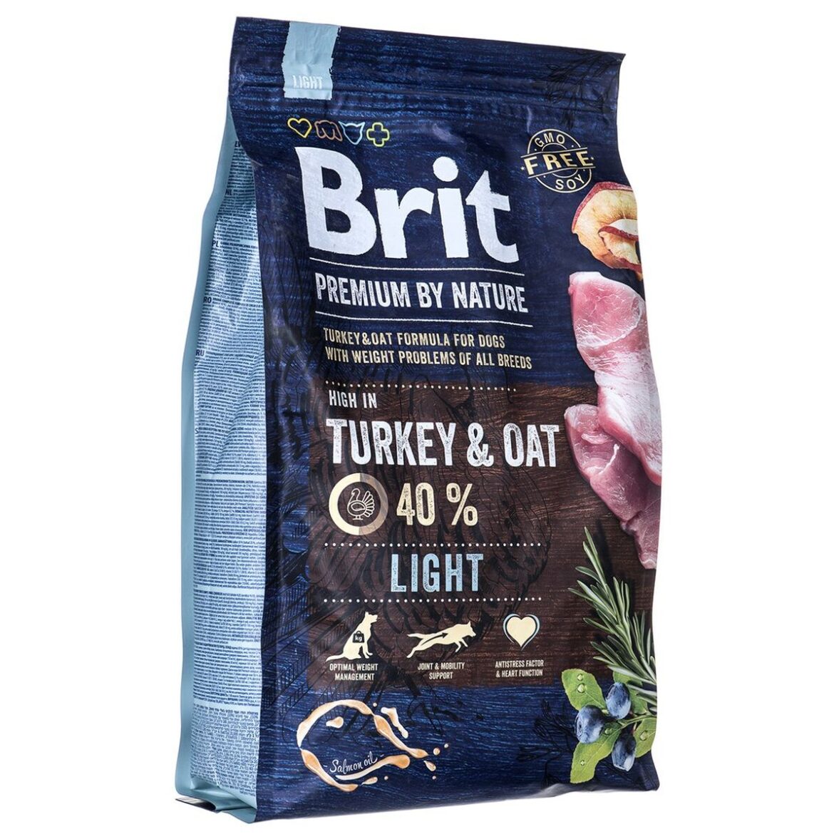 Pienso Brit Premium by Nature Light Adulto Pavo 3 Kg