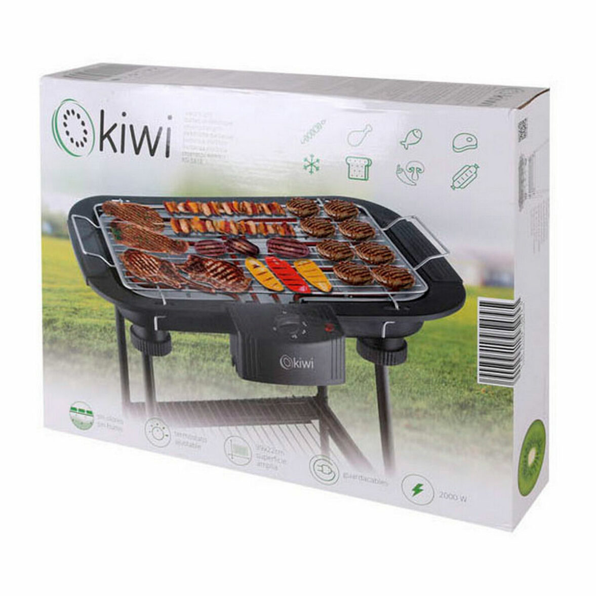Barbacoa Eléctrica Kiwi 2000 W - Imagen 4