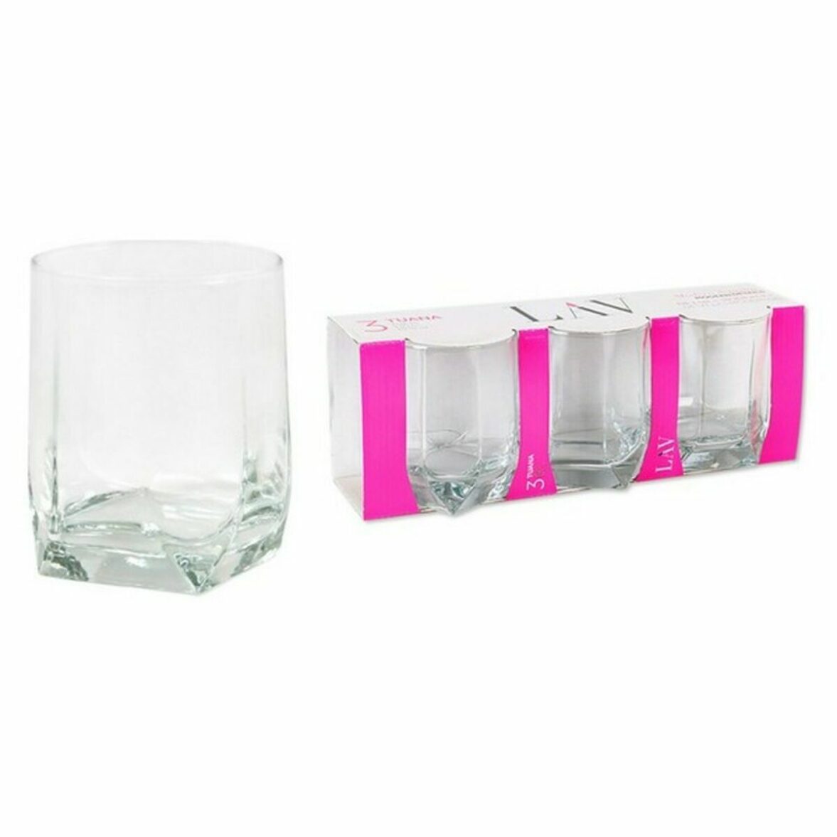 Set de Vasos LAV Tuana 320 ml 3 Piezas (16 Unidades) - Imagen 4