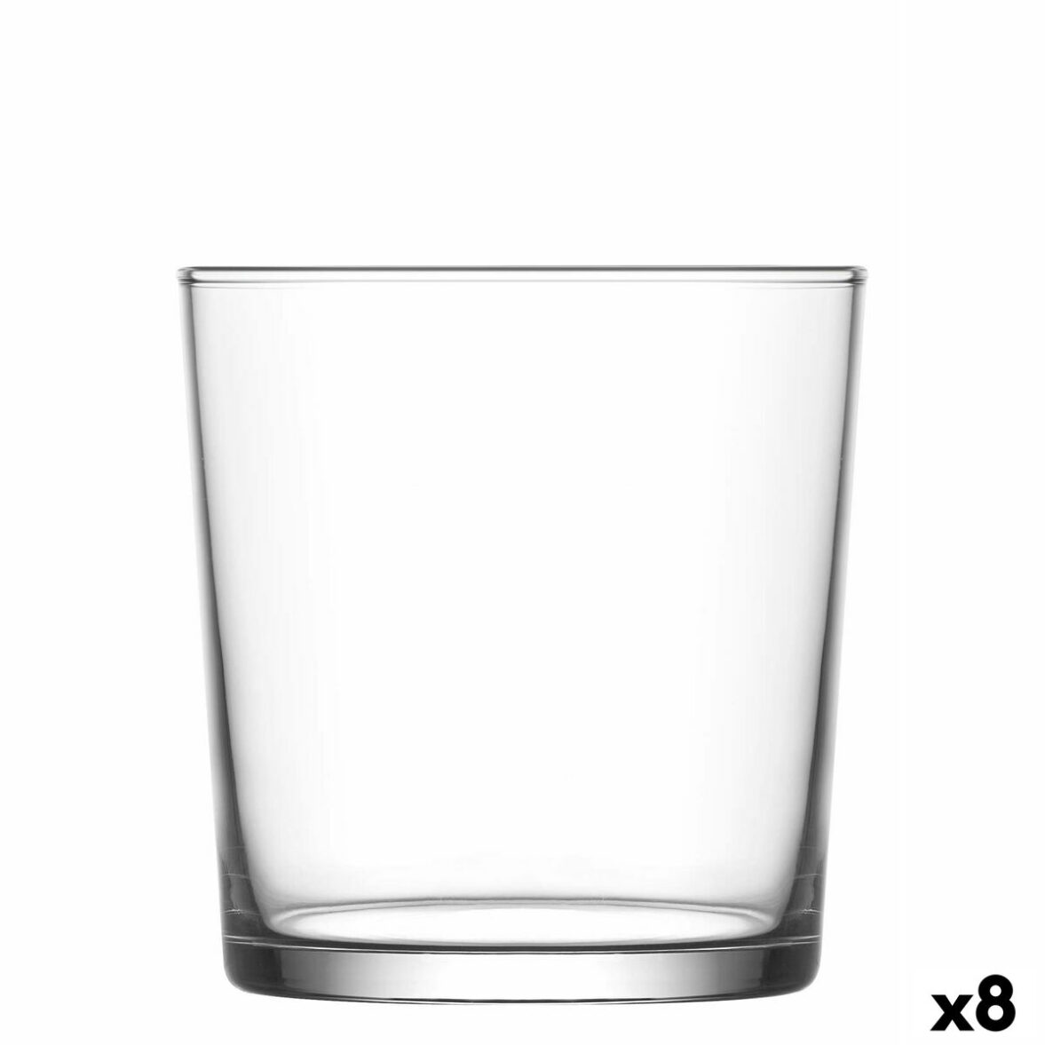 Vaso para Cerveza LAV Bodega Transparente Cristal 6 Piezas 345 ml (8 Unidades)