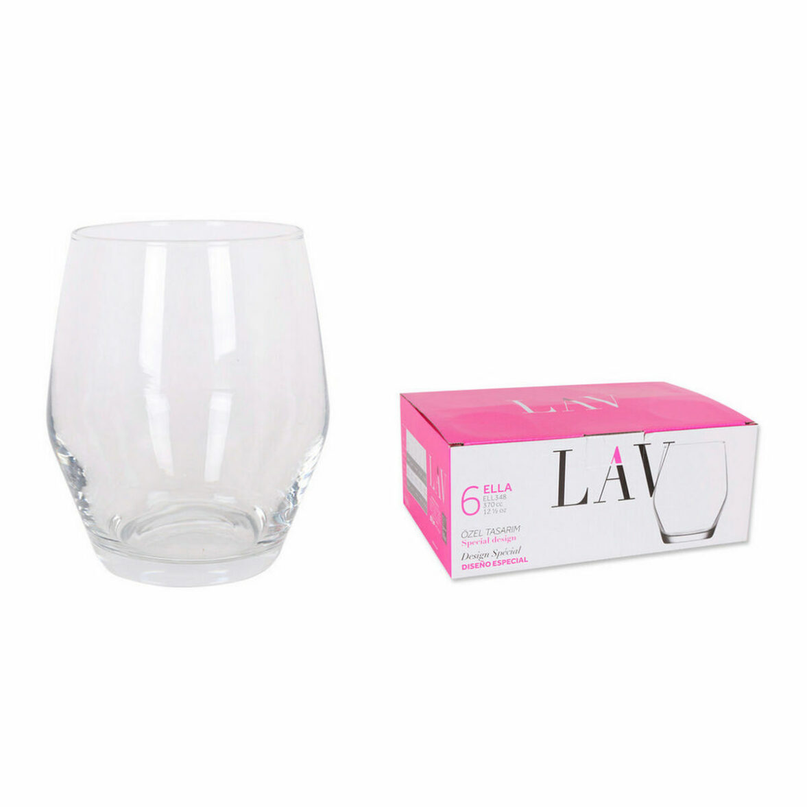 Set de Vasos LAV 77824 6 Piezas (8 Unidades) (6 pcs) - Imagen 3