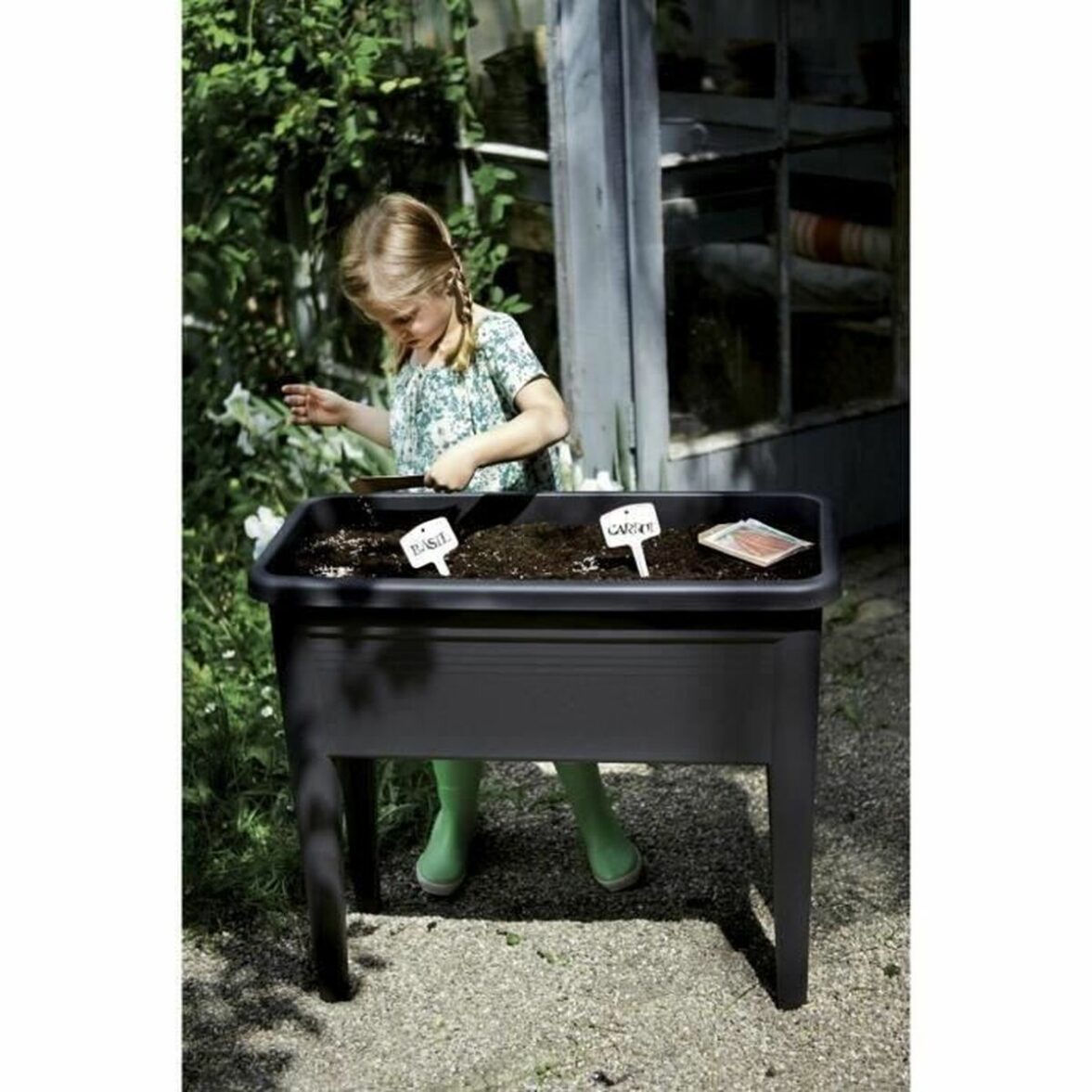 Soporte para plantar Elho Green Basics XXL Negro Plástico 75 cm - Imagen 7