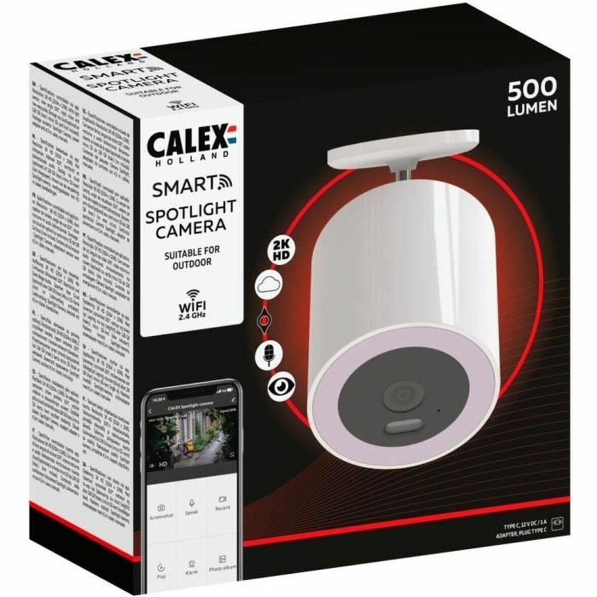 Videocámara de Vigilancia Calex Spotlight Security - Imagen 3