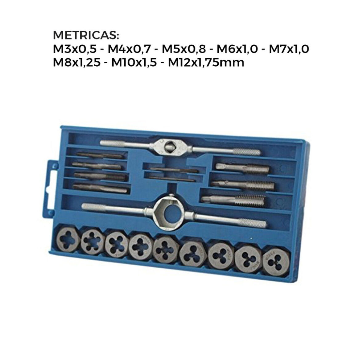 Juego de Machos y Terrajas para Roscar Bensontools 20 Piezas - Imagen 3