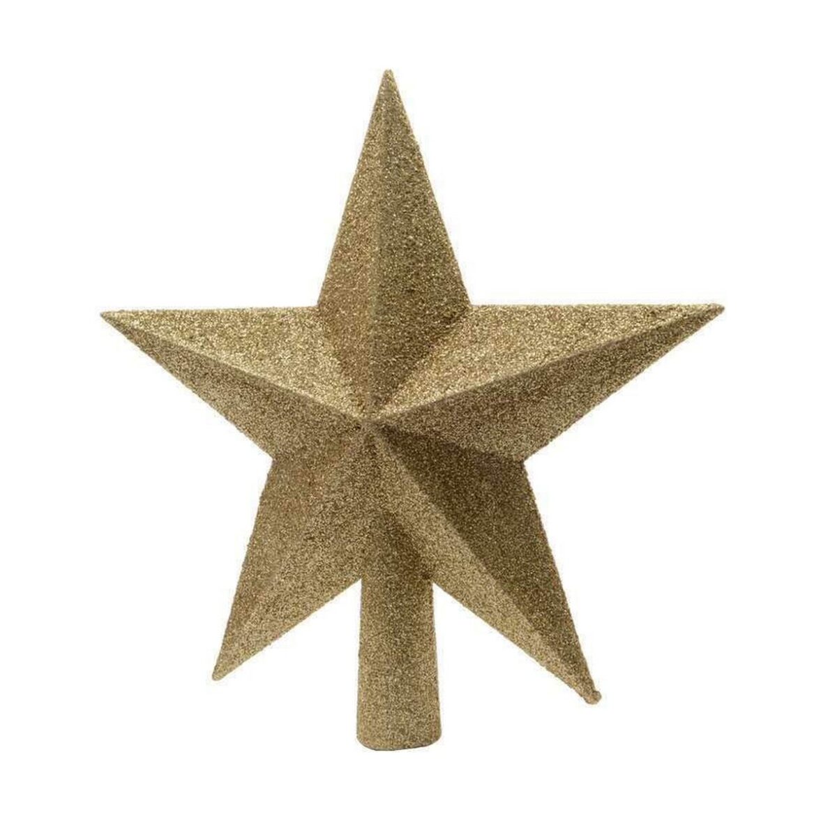 Estrella de Navidad Decoris Dorado 19 x 2,5 x 19 cm 19 X 4,2 X 19 CM Plástico