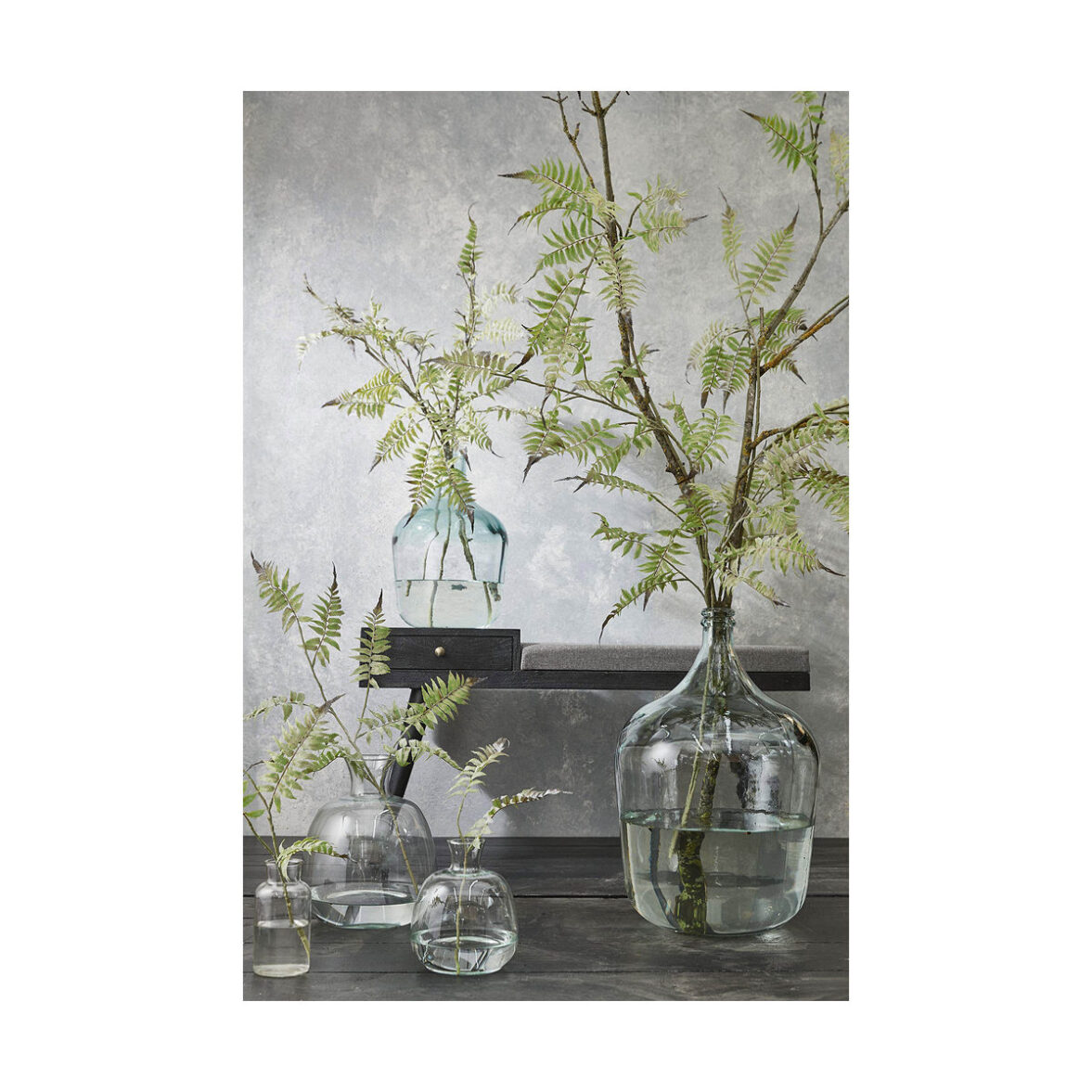 Jarrón Mica Decorations Diego Transparente Cristal Ø 40 x 56 cm - Imagen 5