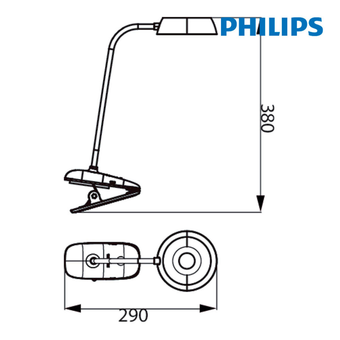 Lámpara de mesa Philips Lámpara de mesa Rosa 3 W - Imagen 3
