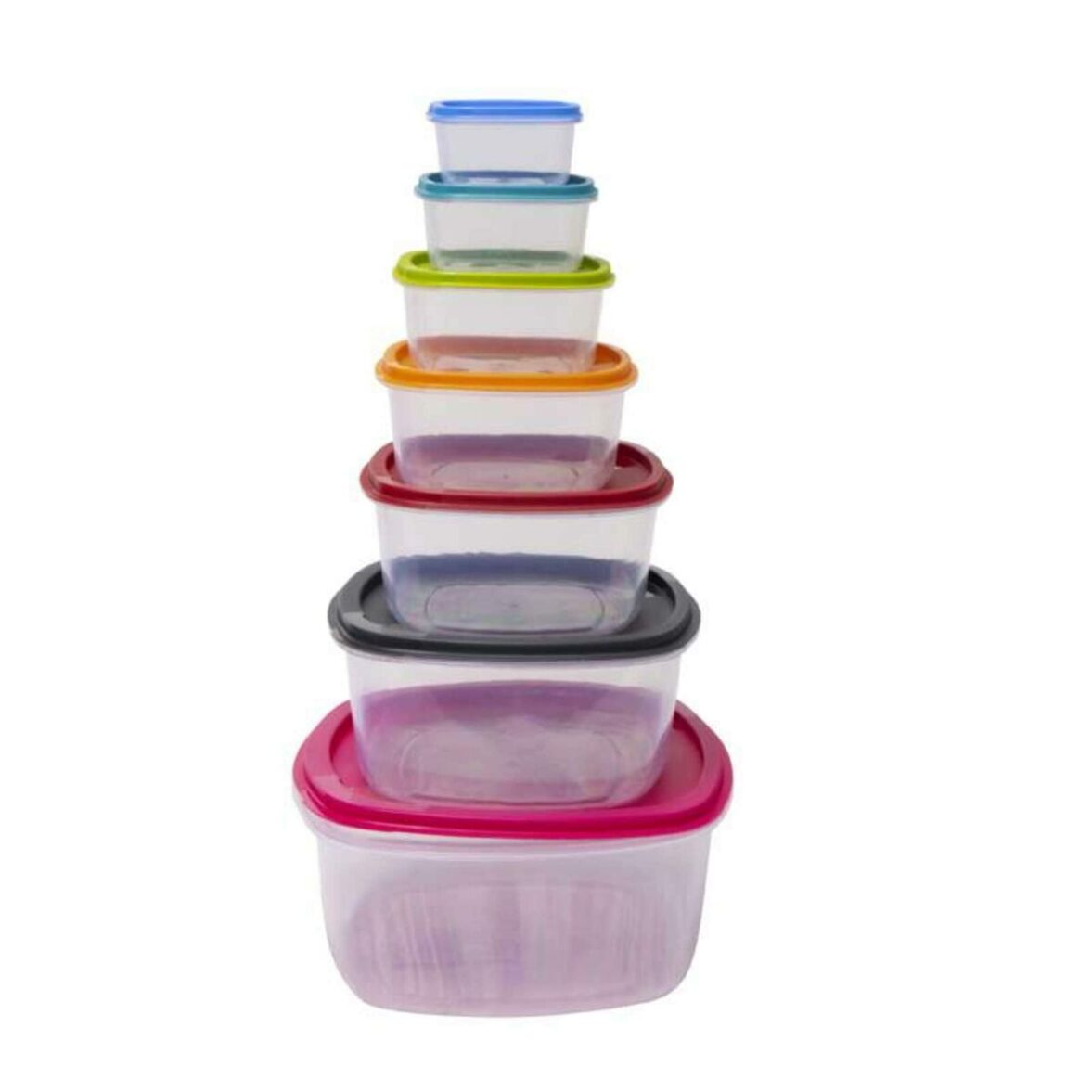 Set de Recipientes de Cocina Herméticos Apilables Excellent Houseware 911000160 7 Unidades - Imagen 6