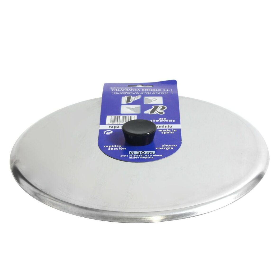 Tapa para Sartén VR Plateado Ø 30 cm Aluminio (12 Unidades) - Imagen 4